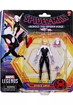 Через Marvel Legends Action Человек-паук: Фигурка Spider-Verse 6 дюймов/Паук-Гвен