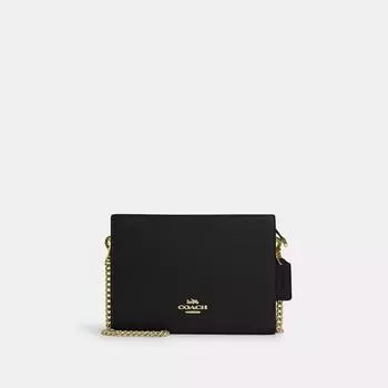 Через плечо Coach Slim золотисто-черный