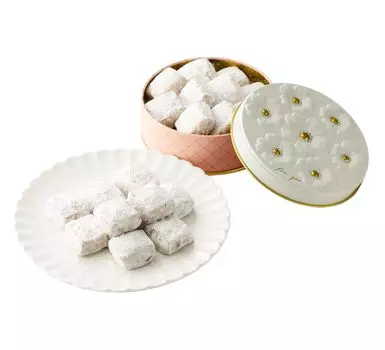 CherieBrin Cookie Tin Western Confectionery Gift Sweets Gift Cookie Gift White Day Gift Butter Cookie (Букетная банка)