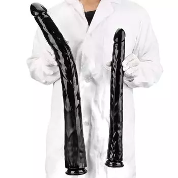 Черная большая анальная полоска, анальная пробка, фаллоимитатор, мастурбатор, секс-игрушка, реалистичный пенис, ремешок на члене, большой член, ПВХ, фистинг, БДСМ S