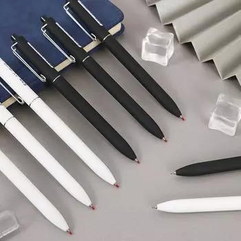 Черная быстросохнущая гелевая ручка — гладкая, долговечная, подходит для использования в офисе и учебе 0.5mm чёрный