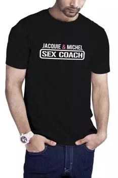 Черная футболка Sex Coach - Jacquie et Michel