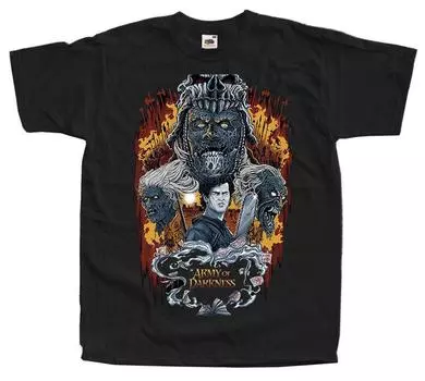 Черная футболка унисекс Army Of Darkness V6 Movie S
