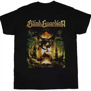 Черная футболка унисекс Blind Guardian A Twist In The Myth S