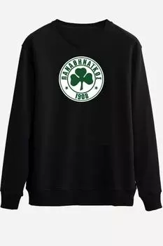 Черная футболка унисекс Panathinaikos Fc Essential