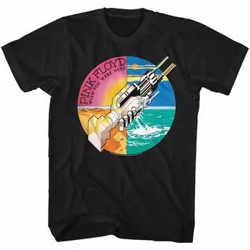 Черная футболка унисекс Pink Floyd Wish You Were Here Hands S
