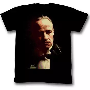 Черная футболка унисекс приталенного кроя Godfather Splatter S