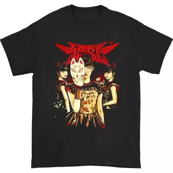 Черная футболка унисекс с короткими рукавами Babymetal S