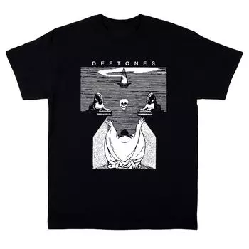 Черная футболка унисекс с короткими рукавами Deftones Ceremony S