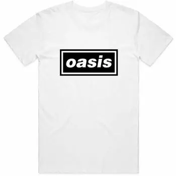 Черная футболка унисекс с логотипом Oasis Definitely Maybe White S