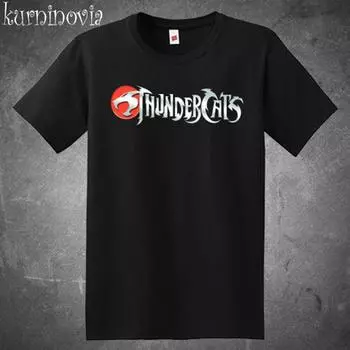 Черная футболка унисекс с логотипом Thundercats Classic S