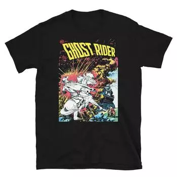 Черная футболка унисекс с обложкой Ghost Rider Comic No Frank Frazetta S