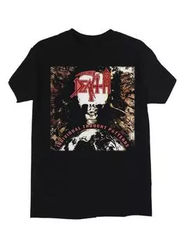 Черная футболка унисекс с рисунком мыслей «Смерть» S