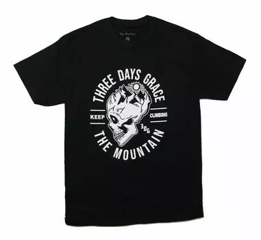 Черная футболка унисекс Three Days Grace Mountain Мерч S