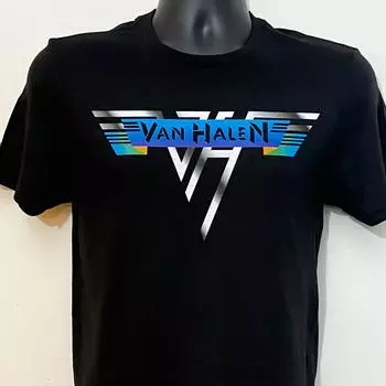 Черная футболка унисекс Van Halen Classic Rock Vintage 80S 90S Guitar Evh S