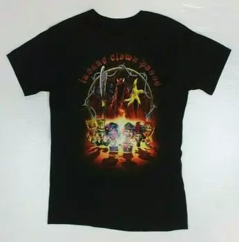 Черная футболка унисекс в стиле хип-хоп Insane Clown Posse Icp S