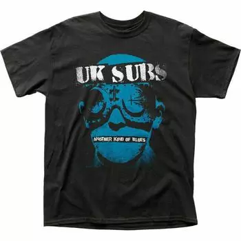 Черная футболка унисекс в стиле ретро Uk Subs Another Kind Of Blues Rock N Roll S