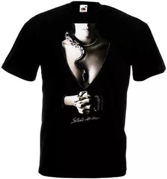 Черная футболка унисекс Whitesnake Slide It In Black Hard Rock Band S