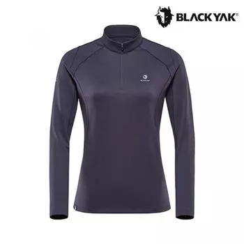 Черная футболка Yak WomenMen SM Paffle Zip Up 1bytSf3511 L2 100