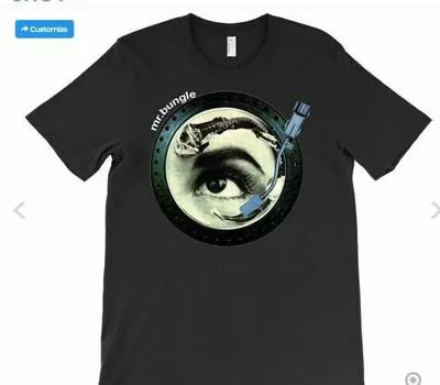 Черная хлопковая футболка Mr Bungle Disco Volante Album