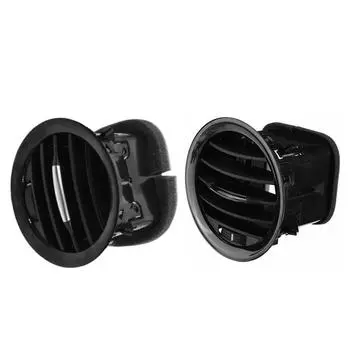 Черная/хромированная крышка воздуховода кондиционера, решетка воздухозаборника, подходит для Opel ADAM CORSA D MK3 Vauxhall 13417363 2201099 Крышка кондиционера чёрный