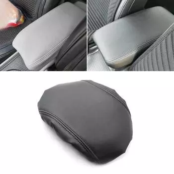 Черная искусственная кожа с губчатым чехлом на подлокотник для Honda Civic 8th Sedan 2006-2011, внутренняя отделка подлокотника с центральным управлением