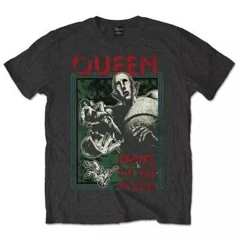 Черная классическая футболка унисекс Queen Of The World Rock Band Merch Freddie