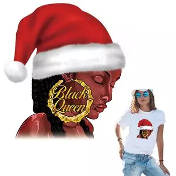 Черная королева наклейки нашивки для футболки джинсы моющиеся теплопередача новые наклейки на одежду DIY DIY 21x22.9cm