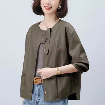 Черная кожаная куртка для женщин весна и осень новый темперамент высококачественная маленькая кожаная куртка короткая PU кожа топ модный M