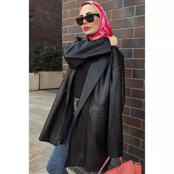 Черная кожаная куртка I Fromule