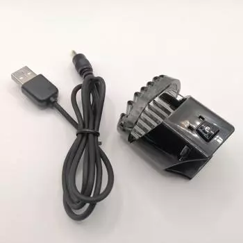 Черная машинка для стрижки волос, расческа + USB-кабель для зарядки для деталей бритвы Philips G370 G380 G390