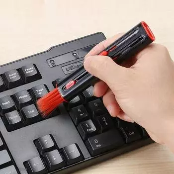 Черная многофункциональная ручка для чистки 3-го поколения для Airpods и Earpods чёрный