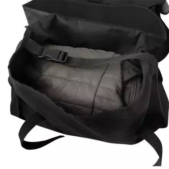 Черная мотоциклетная универсальная седельная сумка для путешествий, хранения инструментов, холщовый чехол, коробка