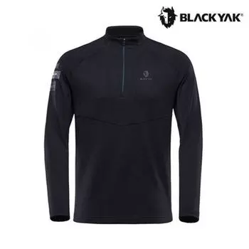 Черная мужская футболка с надписью «SM Pharrell Zip Up» от Yak 1byTSf2006 Bk 100