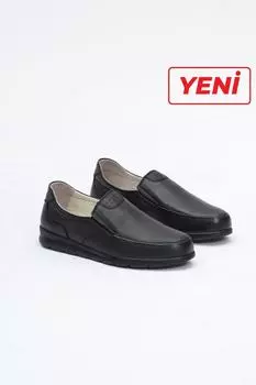 Черная мужская кожаная повседневная обувь из натуральной кожи