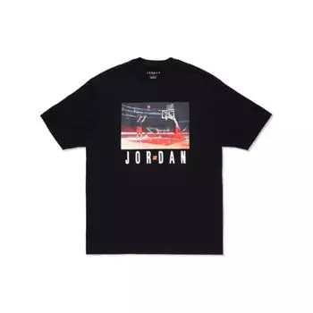 Черная мужская уличная футболка Jordan x Undefeated Free Throw DX6029-010 XXL