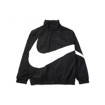 Черная мужская уличная куртка Nike Big Swoosh Woven Statement AR3132-010 M