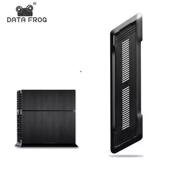 Черная нескользящая вертикальная подставка DATA FROG, держатель для док-станции, подставка для консоли PS4, аксессуары