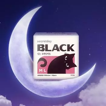 Черная ночная одежда M-l*10pcs (80~105)