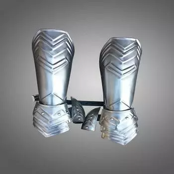 Черная пара стальных наручей / косплейная броня для одежды для ларпа - металлические наручи, фэнтезийный воин, костюм лерпа, средневековый рыцарь эпохи Возрождения