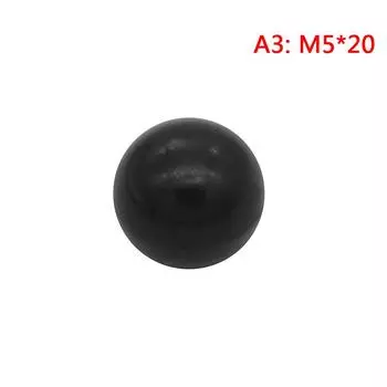 Черная пластиковая ручка зажимных гаек с шариковой головкой M4/M5/M6/M8/M10/M12