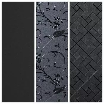 Черная пленка для окон Total Blackout Non-Adhesive Privacy, статическая пленка для матового стекла для украшения стеклянных дверей в ванной комнате 30x100 cm