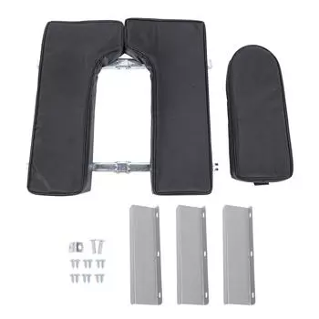 Черная подушка для унитаза для инвалидной коляски, U-образная подушка для стульчика-туалета, коврик для унитаза для инвалидной коляски