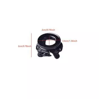 Черная полая основа для канцелярских принадлежностей и игрушечных шаров, нижняя опора для домашнего и настольного декора, рукоделия и кронштейна