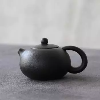 Черная посуда Керамический чайник чайник кунг-фу чайник Style B