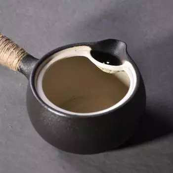 Черная посуда Керамический чайник Kyusu Чайник Посуда для напитков 500 мл Ceramic teapots