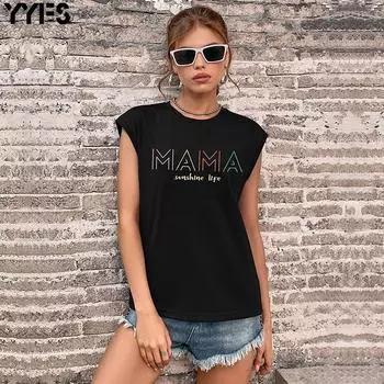 Черная повседневная футболка-топ XS чёрный