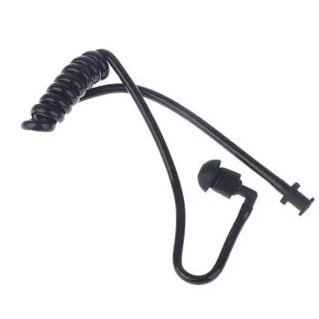 Черная пружинная воздушная трубка сменная катушка для наушников Walkie Talkie акустическая воздушная трубка