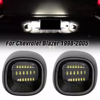 Черная рамка, подсветка номерного знака, лампа в сборе для Chevrolet Chevy Blazer S10 GMC Jimmy Sonoma Oldsmobile Bravada 1998-2005 чёрный
