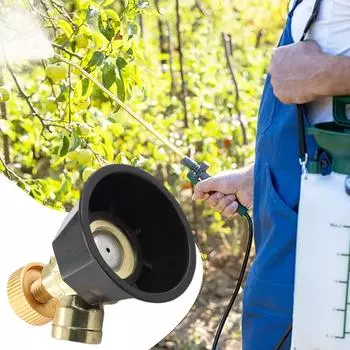 Черная распылительная насадка высокого качества 5,1x4,6 см, регулируемая